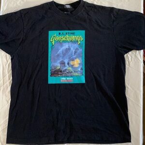 Dumbgood Goosebumps Ghost Beach black t-shirt